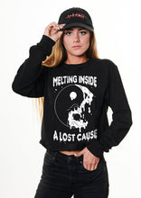 Load image into Gallery viewer, Melting Inside Long Sleeve Crop Tee
