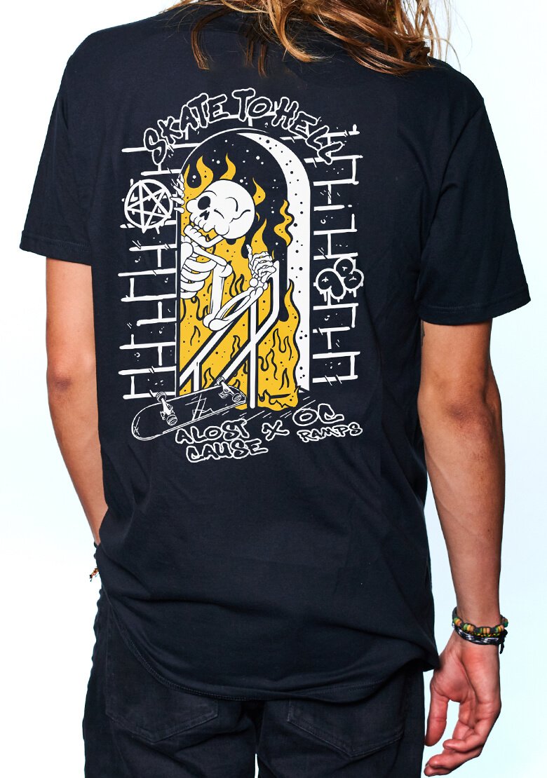 Skate to Hell Tee – A Lost Cause