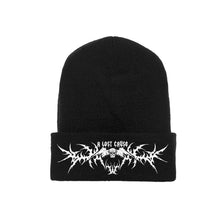 Load image into Gallery viewer, Dark Crown Tall Beanie
