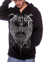 Load image into Gallery viewer, Fallen Angel Zip Hood
