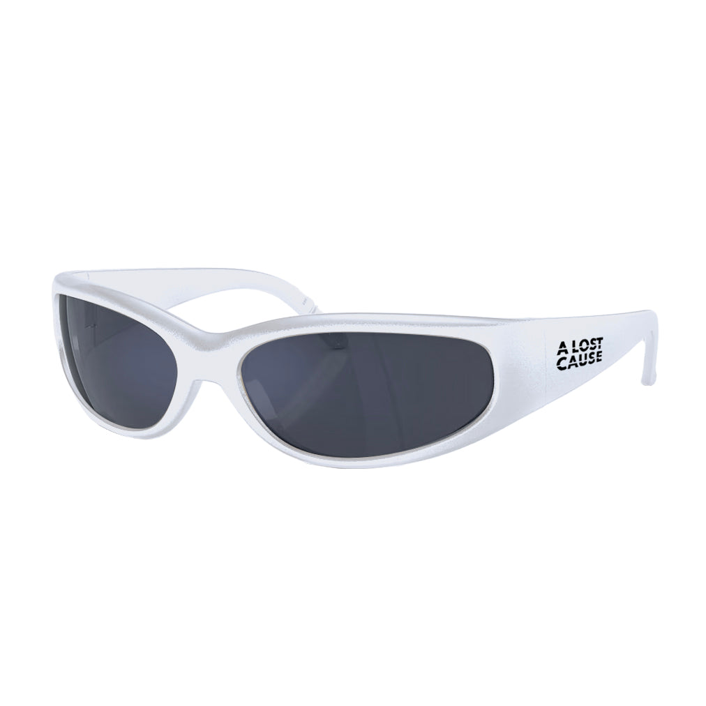 Rave White Sunglasses