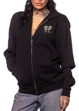 Load image into Gallery viewer, Crowned BF Zip Hood
