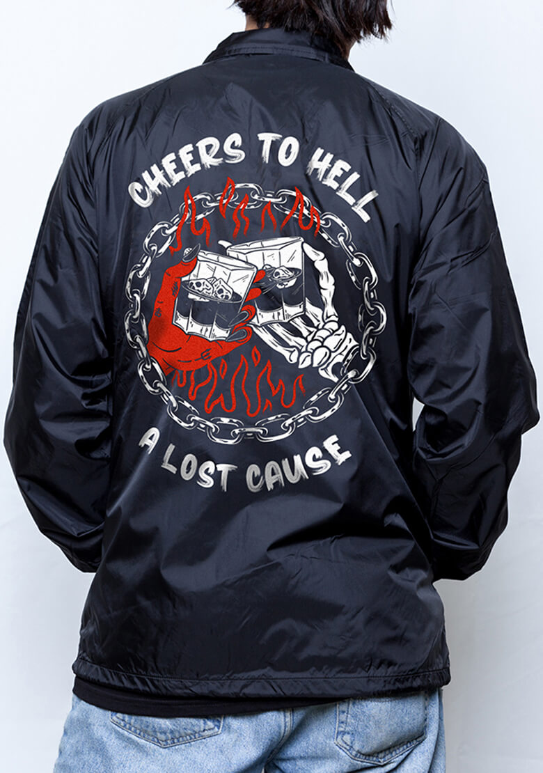 Cheers To Hell Coaches Jacket