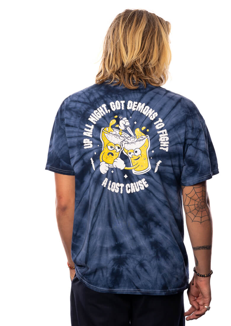 Up All Night V2 Tie Dye Tee