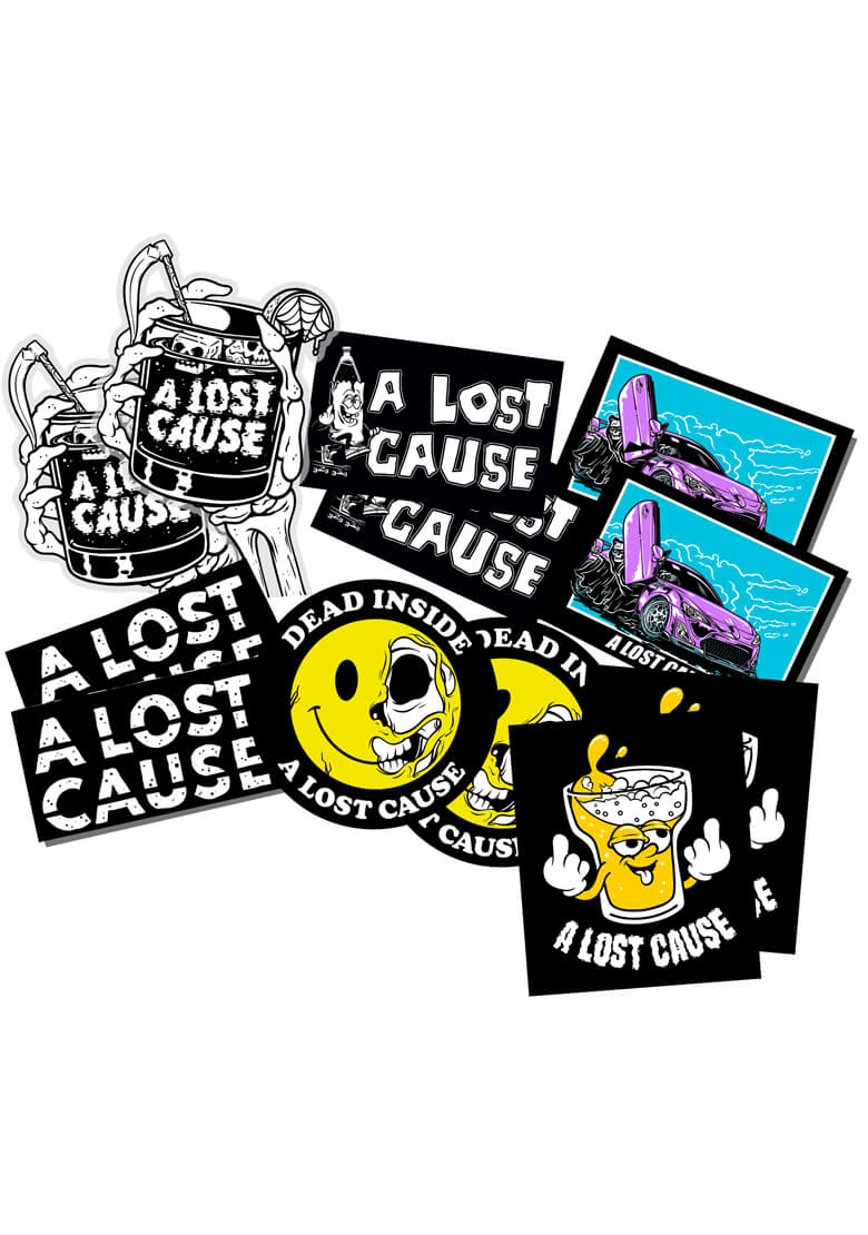 ALC Assorted Sticker Pack – A Lost Cause