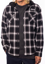 Load image into Gallery viewer, Cursed Hooded Flannel Shirt
