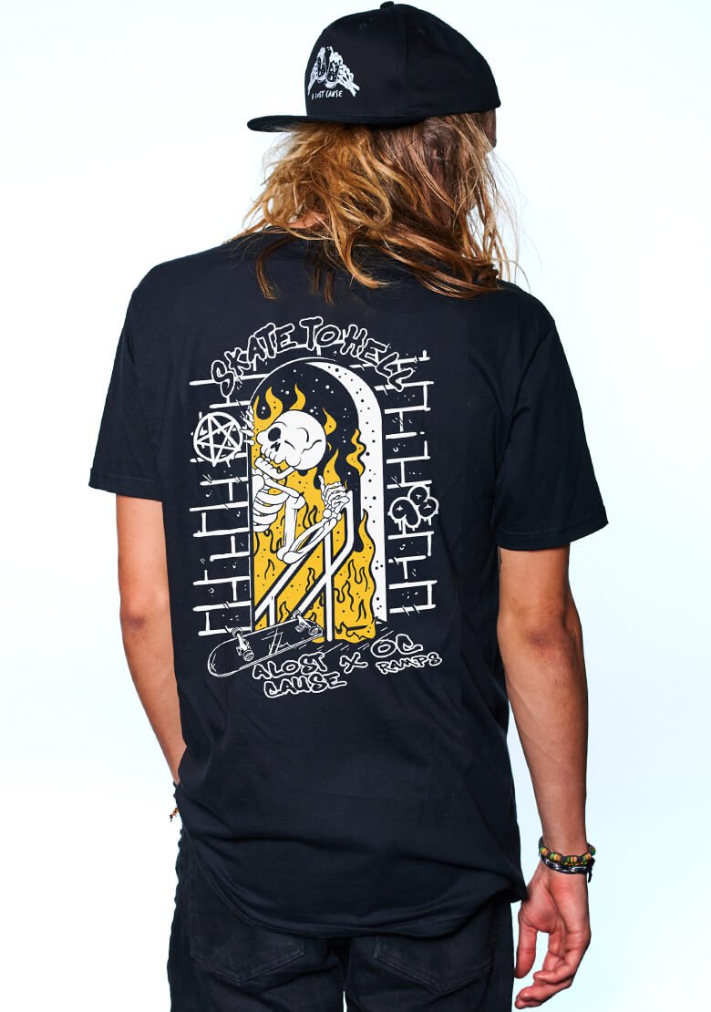 Skate to Hell Tee – A Lost Cause